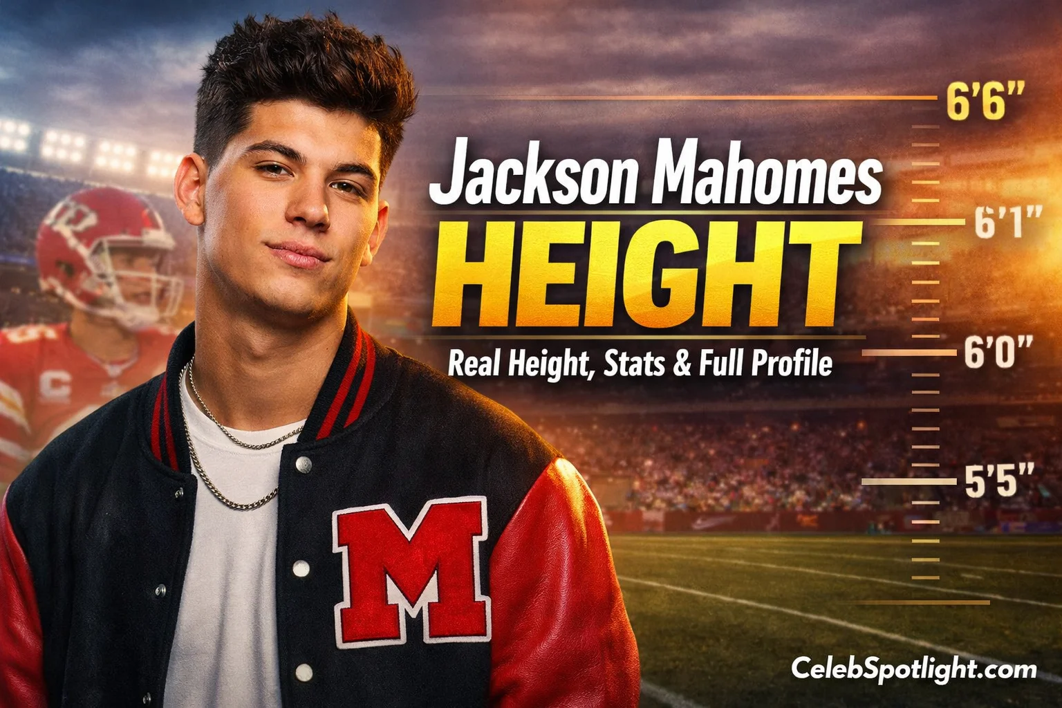 Jackson Mahomes Height: Real Height, Stats, and Full Profile