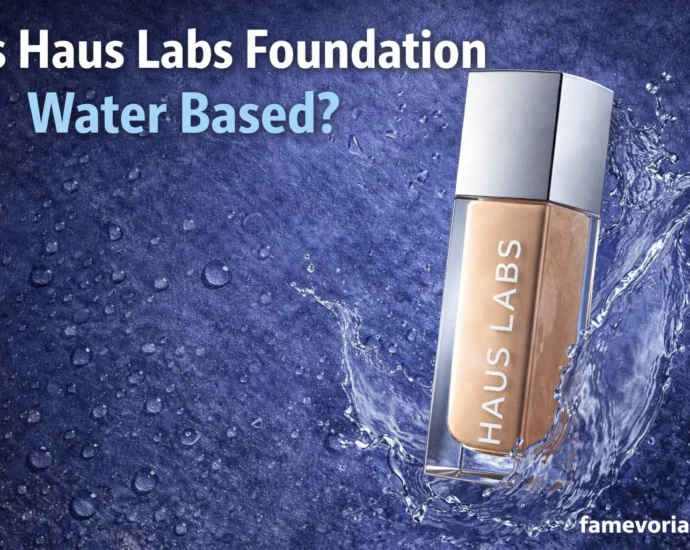Is Haus Labs Foundation Water Based